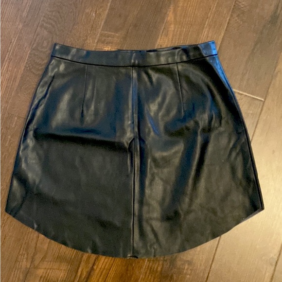 Pleather Mini Skirt - Picture 2 of 2